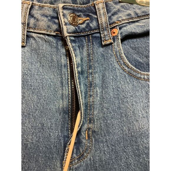 Wild Fable Womens ankle jeans size 00/24 with wide leg graphic design streetwear - Picture 3 of 10